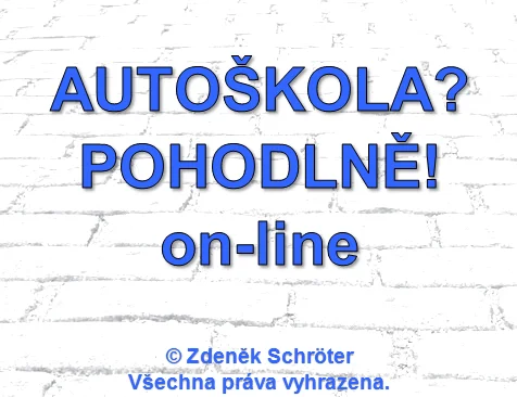 Autoškola? Pohodlně! on-line
